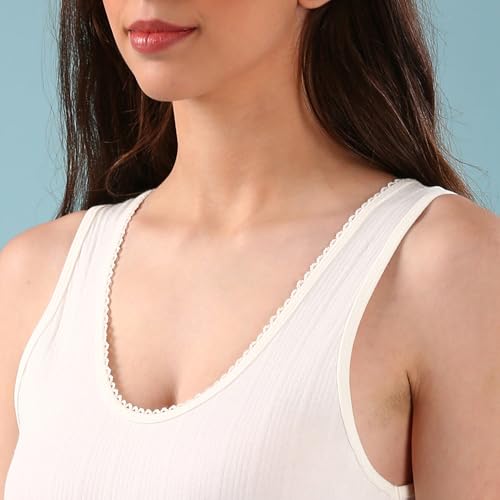 Image of Dixcy Scott Slimz Women's Thermal Camisole Top| Body Warmer Heat Trap Technology|Enhanced Flexibility|Layering Compatibility| Sweat Absorption |Deep Neck Ideal for Layering