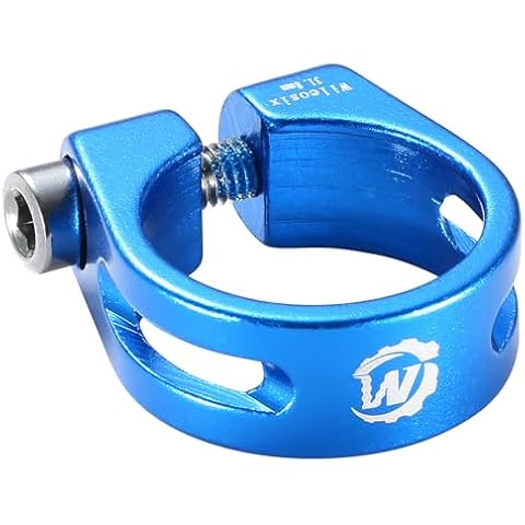 Bike Seat Clamp Seat Tube Clip Bicycle Seatpost Collar Diameter 31.8mm /34.9mm,Hollow design Aluminum Seat Post Clamp Cover