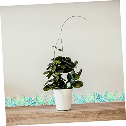Angoily 60 Folhas De Decalques De Parede De Linha De Rodapé De Planta Deixa Decoração De Cacto Decor