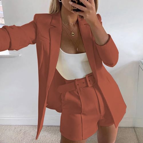 Women's Trendy Fall Winter Blazers Casual Long Sleeve Lapel Open Front Cardigan Business Work Slim Fit Suit Jacket2