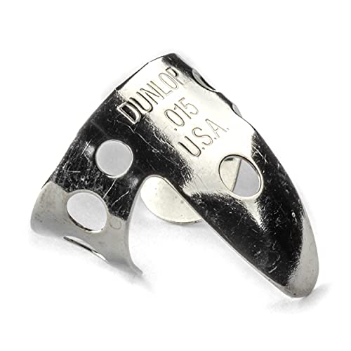 Image of Dunlop 33R.015 .015 Inch Nickel Silver Fingerpicks, 20-Pack