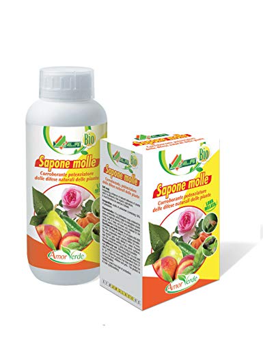 ALFE Sapone Molle di POTASSIO 1 LITRO Lava MELATA AFIDI Biologico CORROBORANTE