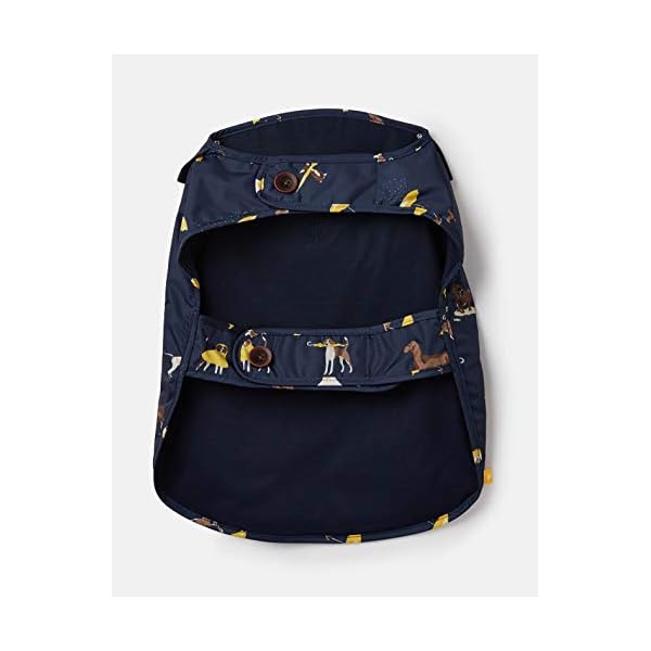 Rosewood Joules Raining Dog Print Rain Jacket, Water Resistant Dog Coat, Navy Blue, Medium Rosewood Joules Raining Dog Print Rain Jacket, Water Resistant Dog Coat, Navy Blue, Medium