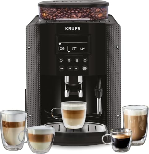 Catálogo para Comprar On-line Cafetera Espresso Koblenz disponible en línea para comprar. 47 KRUPS Espresseria automática Quattro Force es como un barista en casa con resultados profesionales en cada taza, con molino integrado. Capacidad 1.8L, EA815050