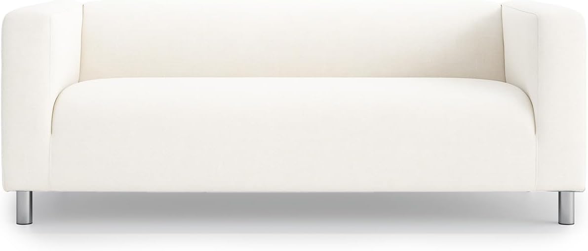 Klippan Loveseat Cover Replacement IKEA Klippan Cover, Klippan Sofa Cover, Klippan Couch Cover Only!(Daily Off White)