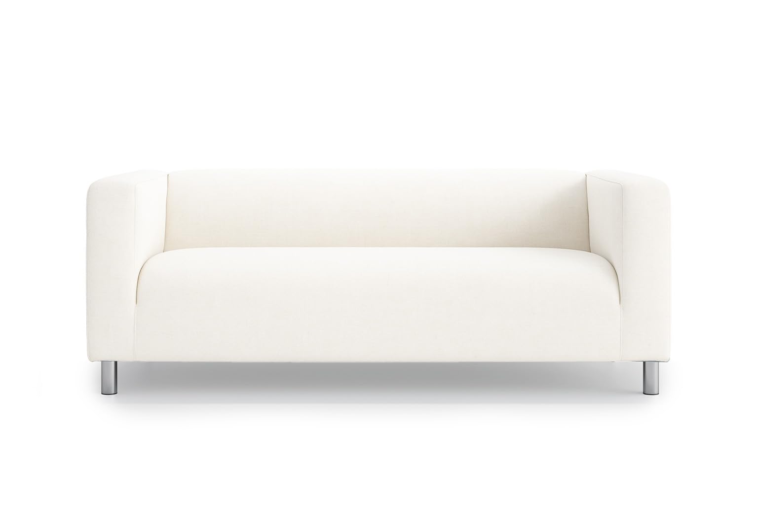 FMCTL Klippan Loveseat Cover Replacement Klippan Loveseat Cover, Klippan 2 Seat Sofa Cover (White)