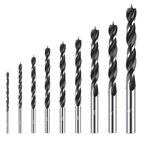 FTXanty Juego de Brocas Helicoidales para Madera 9pcs