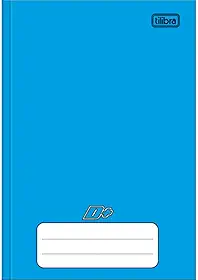 Tilibra D+ - Caderno Brochura Capa Dura , 1/4 Pequeno, 14x20cm, 96 Folhas, Azul