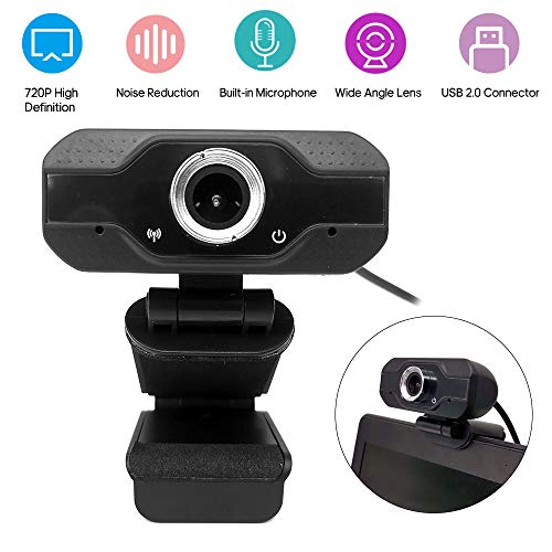 Andoer 720P Webcam USB Câmera Vídeo de alta definição Web Cam com microfone para chamadas em reuniõe