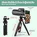Monocular Telescope 80 x 100 High Powered Monoculars for Adults with Tripod, Monocular for Smartphone Suitable for Bird Watching Larger Vision Monoculars for Adults with BAK4 Prism & FMC Lens Black