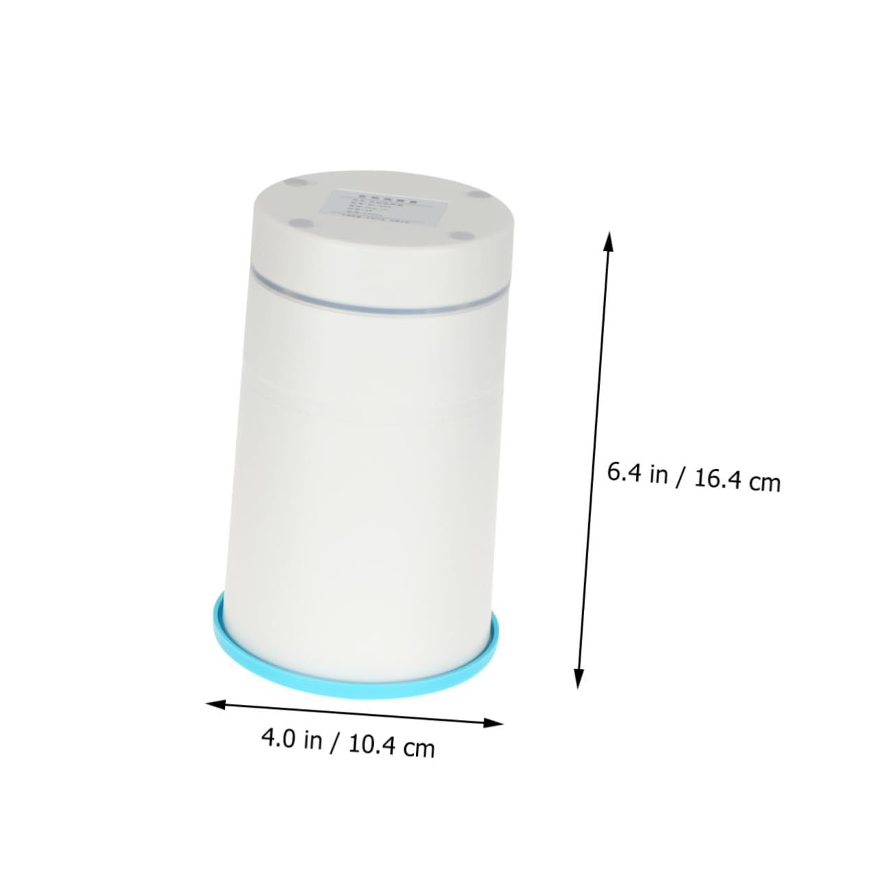 Toddmomy Outil de Lavage des Pattes pour Chien, Gobelet en Silicone Blanc, Rechargeable par USB, Brosses Rotatives, Nettoyage Complet des Pattes, Taille S | Chargement Usb, Rotation de Nettoyage, Reliefs Internes à Longueurs Variées, pour Chien Jusqu’à 15