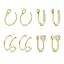 L -8pcs, gold