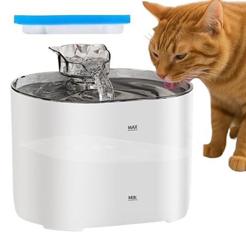 ペットドリンクウェルディスペンサー - 電気フィーダー清浄器システム、木炭クリーニングアクセサリー、ポータブルバケーションアパートディッシュ、キャッテリーホームトラベルフィーディングボウル | ペット用ドリンクウェルディスペンサー小型ペット用自動給水器
