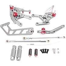 FSFY Motor Part Adjustable Rearsets CNC Footrest Rearsest for Yamaha MT-10 FZ-10 2016-2017 Grey