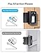 DG-Direct Video Doorbell Door Mount, Hanger Bracket Holder for Home, No Messy Wires or Screws (Black)
