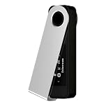 Crypto Hardware Wallet - Nano X Secure Bluetooth Cold Wallet Crypto with Certified Chip for Bitcoin, Ethereum, 1000+ Coins & NFTs - Black