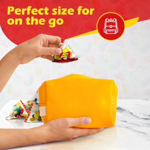 Jelly Bean Individual Pyramid Packs | 75 PACK | Mini Bags of assorted Candy Beans | 75 bags of 0.28oz | Assorted Flavors | Triangular shaped - image 5