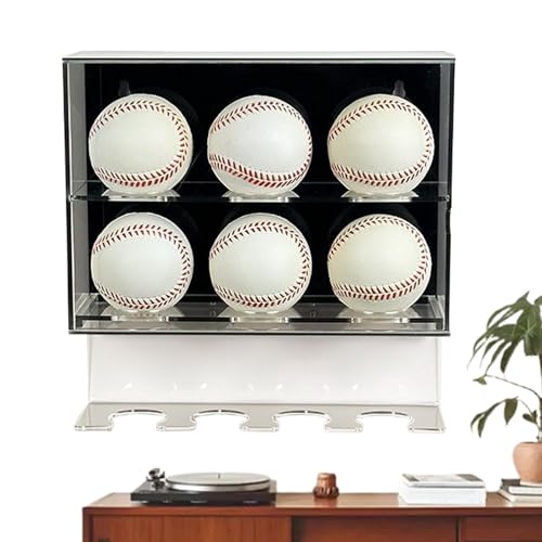 Vitrine de présentation pour baseball transparente en acrylique rigide haute qualité - 2