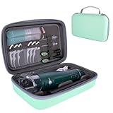 SMYV Water Flosser Travel Case, Portable Dental Oral Irrigator Travel Organizer, Hard Eva Storage Bag for Flosser, Electric Toothbrush, Toothpaset and Irrigator Accessories (Case Only) - Green