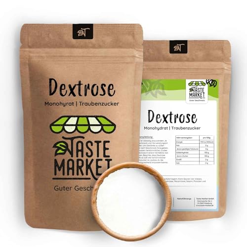 2 kg Dextrose monohydrat – Traubenzucker – Pulver – natürliche Energie
