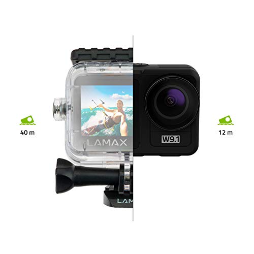 Lamax W9.1 Action Cam 4K, incl. Stativ, waterproof, Zeitraffer, Zeitlupe, Stoßfest, WLAN, Dual-Disp - Image 7