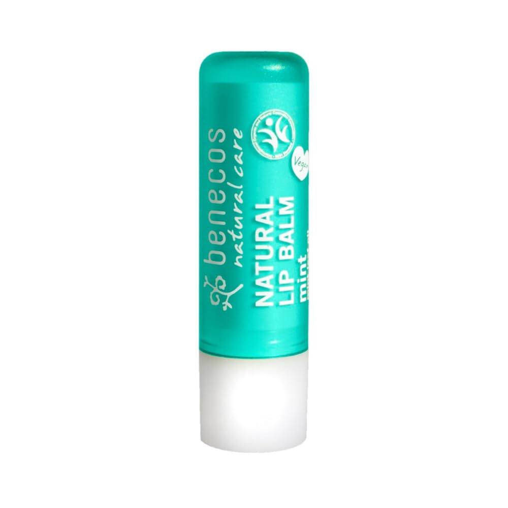 benecos Mint Lip Balm - Moisturizing, Hydrating - Mint Flavor - Organic - 1 Count