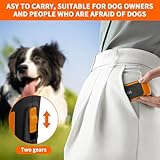 Antibell für Hunde,40 Fuß Antibell Ultraschall Gerät, 2 Modi Anti Bell Gerät Hunde mit Stroboskop Taschenlampe, wasserdicht Anti Bell Gerät Hunde,Geeignet für kleine, mittelgroße und große Hunde.