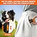 Antibell für Hunde,40 Fuß Antibell Ultraschall Gerät, 2 Modi Anti Bell Gerät Hunde mit Stroboskop Taschenlampe, wasserdicht Anti Bell Gerät Hunde,Geeignet für kleine, mittelgroße und große Hunde.