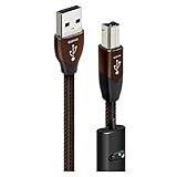 1,5 m Coffee USB AudioQuest 1,5 m Coffee USB A-B – Cavo USB (1,5 m, USB A, USB B, 2.0, connettore maschio/maschio), nero