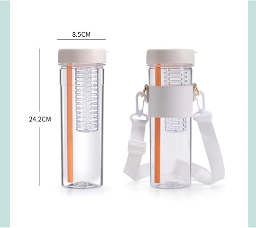 Miniatura 5 de 28oz Water Bottles with Foldable Straw, Wide Mouth Water Tumbler, Iced Coffee Cups,Fruit Infuser Water Bottle,Reusable Boba Cup,Plastic Sports Water
