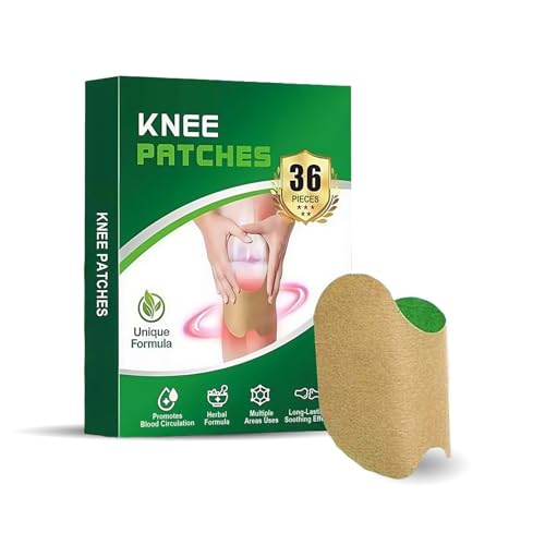 Patchs Soulagement Douleurs Genou, 36 Patchs Naturels L'absinthe Genou, Pansements Chauffants Profonds Corps Genoux Contre Douleurs Articulaires, Pansements Chauffants Soulagement Douleur Arthritiques