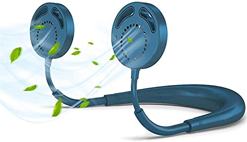 Ventilador portátil para llevar a la oficina o hacer deporte con cuello manos libres USB