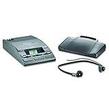 Philips LFH0720T Schreibtisch-Wiedergabesystem Mini Kassette, anthrazit