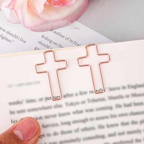 Marque Pages Chrétiens en Forme de Croix Contre la Perte de Page