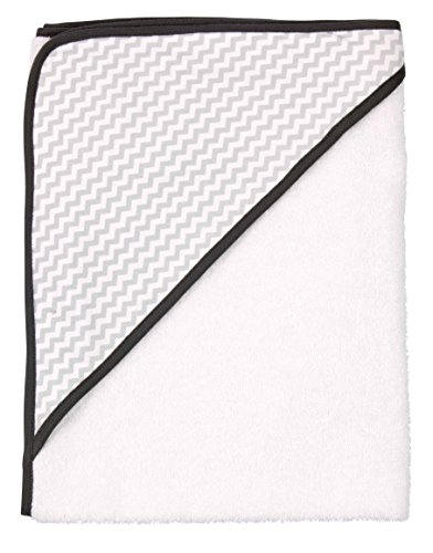 LUMA Babycare L01000 capuchondoek, 85 x 75 cm, grijs/wit
