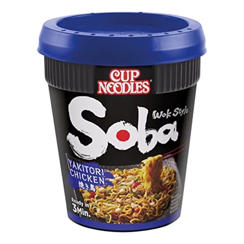 Nissin Soba Yakitori Chicken Noodle Cups 8x89g
