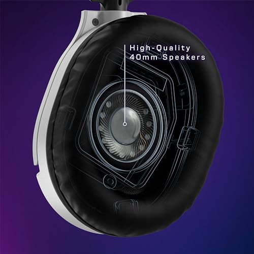 Turtle Beach Recon 70 White Wired Multiplatform Gaming Headset for PS5, PS4, Xbox Series X or S, Xbox One and Mobile with 3.5mm Wired Connection, Flip-to-Mute Mic, 40mm Speakers, Lightweight Design - Image 5