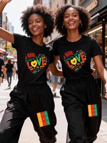 Image of Black History Pajamas, Graphic Matching Sets for Women, Magic Afro American Natural Hair Vintage Melanin T-Shirts and Pants