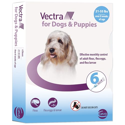 Vectra® for Dogs & Puppies Flea Treatment & Prevention for Medium Dogs (21-55 lbs.) 3-month supply Vectra® for Dogs & Puppies Flea Treatment & Prevention for Medium Dogs (21-55 lbs.) 3-month supply