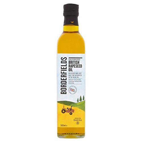 Borderfields Cold Pressed British Rapeseed Oil 500ml - (Borderfields) �₽�������ꂽ�p���̃i�^�l����500�~�����b�g�� [���s�A���i]