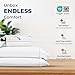 THREAD SPREAD 100% Egyptian Cotton Sheets Queen Size - 600 Thread Count Sheet Set Queen, 4 PC White Luxury Sheets Queen Size, Extra Soft, Cooling Sateen Weave Deep Pocket Sheet, Fits Mattress upto 18