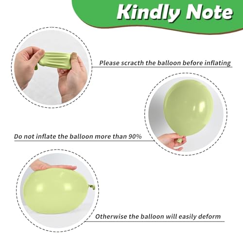 Image of Dark Green Brown Balloons, 12 Inchs Avocado Sage Green Black Latex Balloons for Boys Kids Video Theme Jungle Safari Game Party Baby Shower Wedding Grauation Birthday Decorations