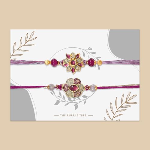 Image of The Purple Tree Rakhis For Brother, Rakhi for bhai, Rakshabandhan Gift, Rakhi Gift, Best Rakhi For Brothers