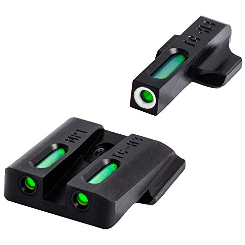 Image of TRUGLO TFX Handgun Sight | Durable Shock-Resistant Compact Brightly Glowing Tritium & Fiber-Optic Xtreme Day /Night Sight for Handguns