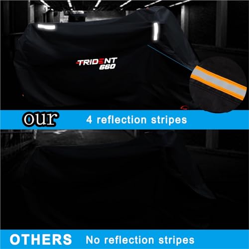 Housse Protection Moto Triumph Trident 660 Anti-UV Résistante Intempéries - 5