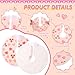 Threlaco 48 Pcs Gtube Button Covers Feeding Tube Pads Holder Abdominal Reusable Accessories Peg Tube Soft Absorbent Breast Feeding Pads Breastfeeding Support Nursing Care Stay Dry(Flower)