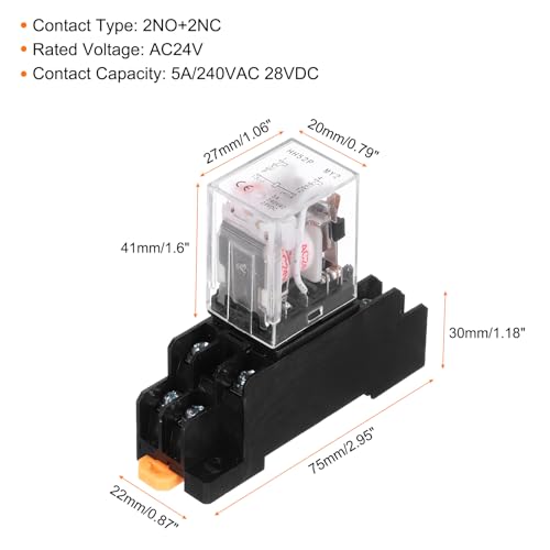 Relais électromagnétique CA 24V pour résoudre les pannes de commande de machine