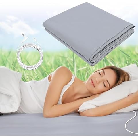 LIROPAU Grounding Bed Sheet for Health Cover