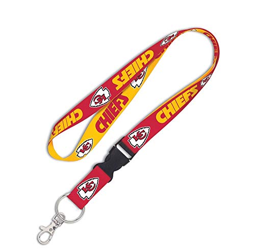 Lanière Kansas City Chiefs NFL idéale pour transporter vos clés de maison et badge