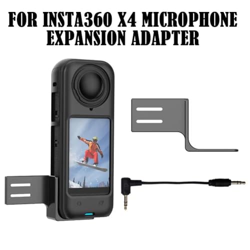 Image of yantralay External Microphone Aluminium Auxiliary Mount Compatible With Insta 360 X4 /X3 /X2, Insta 360 Camera Accessories